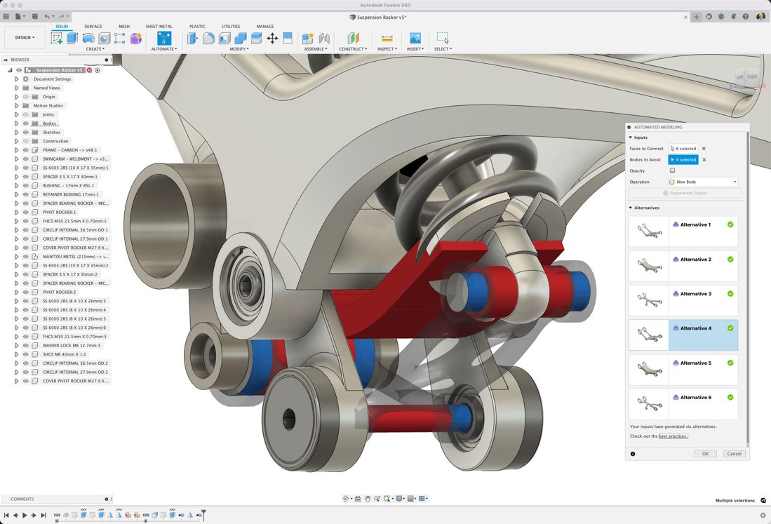 Fusion 360 running on a cloud computer