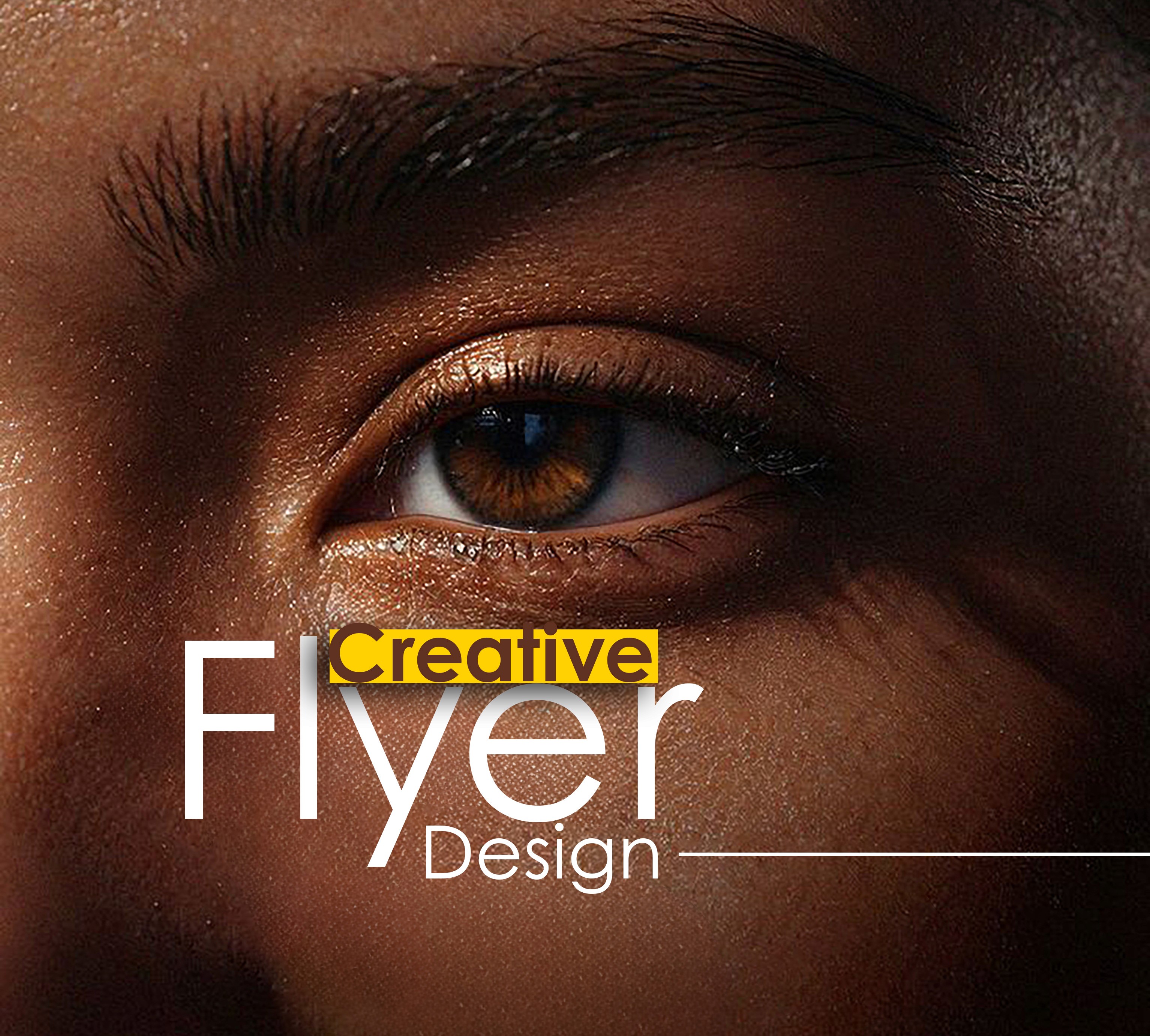 Close-up portrait of a person with eyes closed, featuring a small pink heart sticker on the cheek against a dark background.