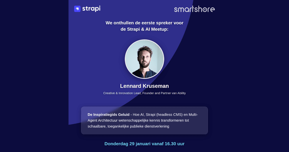 Uitnodiging Strapi NL meetup