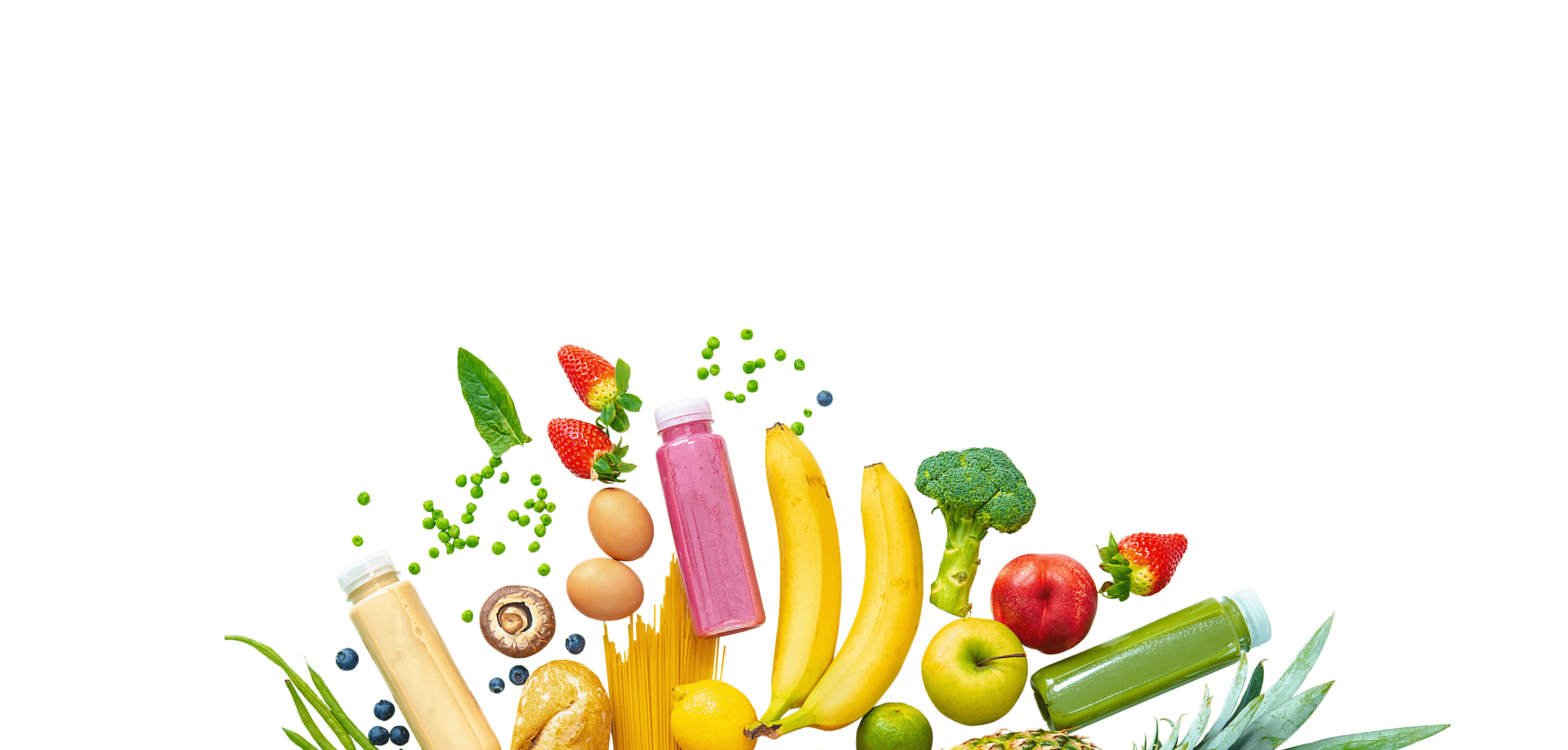 Grocery Buddy app interface showing a smart grocery list with categorized shopping items.