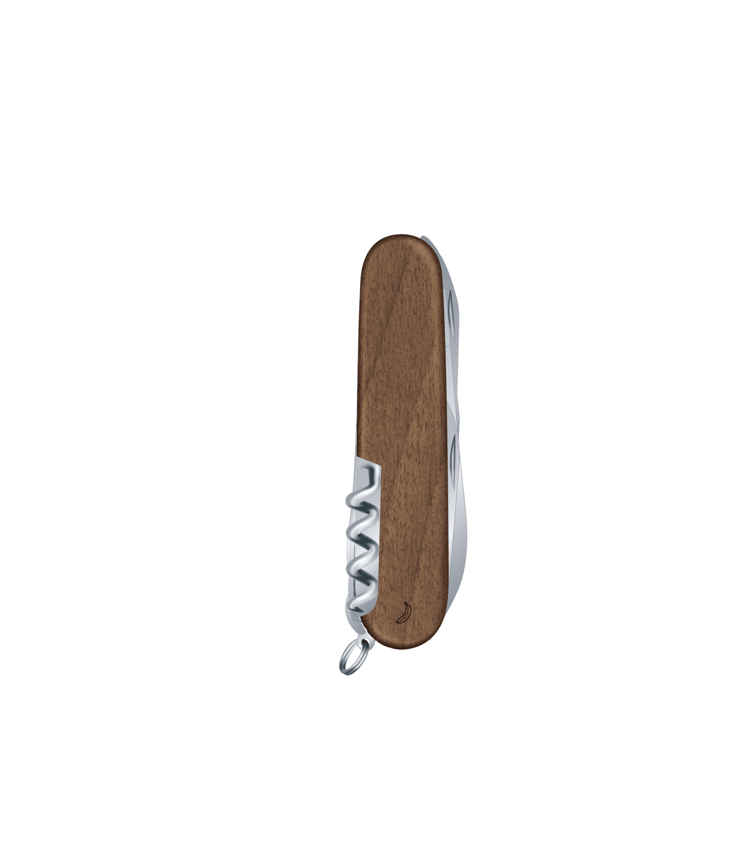 Victorinox knife with a banana