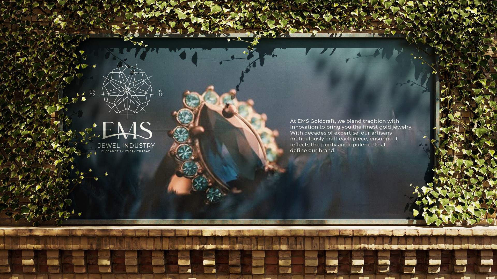 EMS Jewel Industry outdoor billboard advertising — Penguincil Design