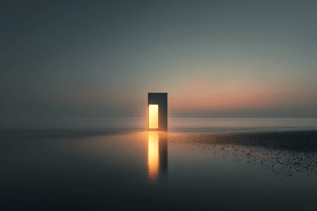 abstract door