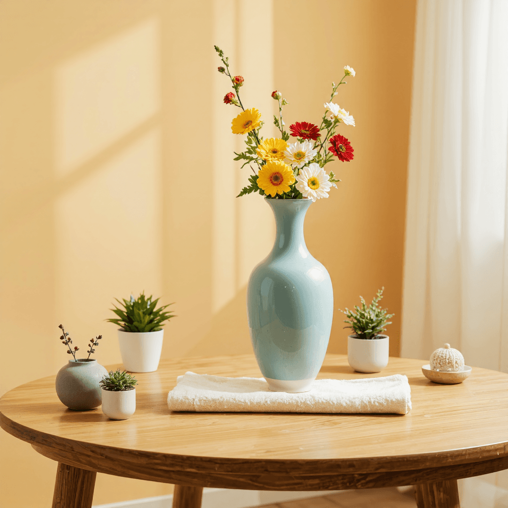 product photography of ceramic vase