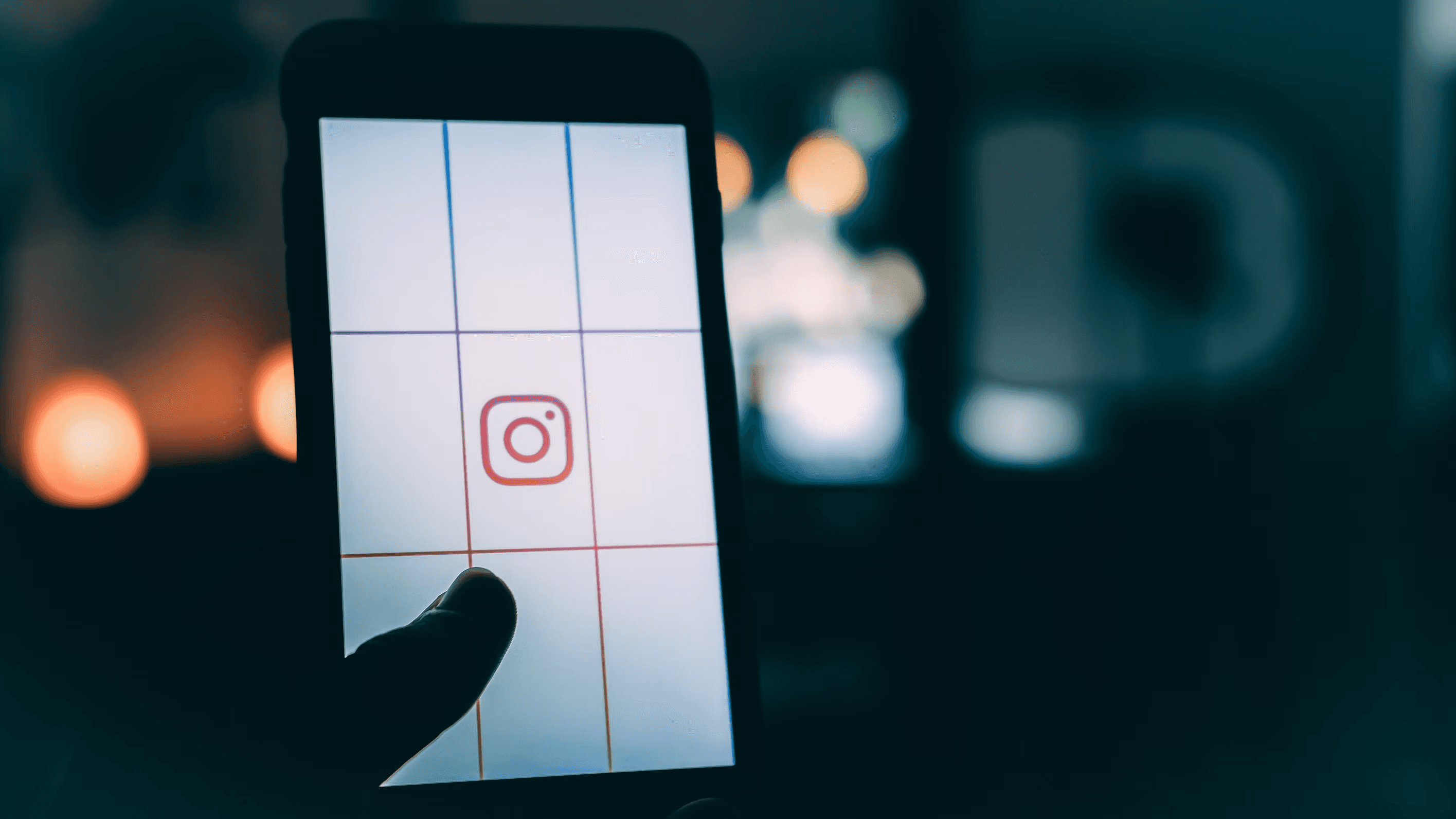 Instagram icon on smartphone screen hinting Instagram Reels