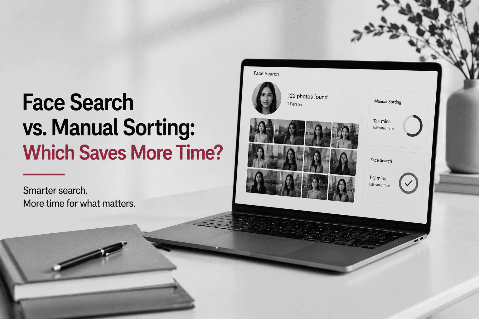 Face Search vs. Manual Sorting