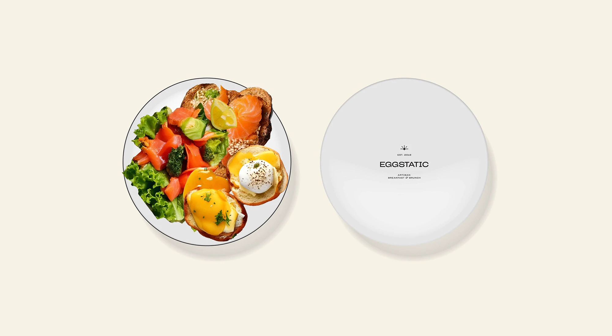 breakfast & brunch restaurant plate design