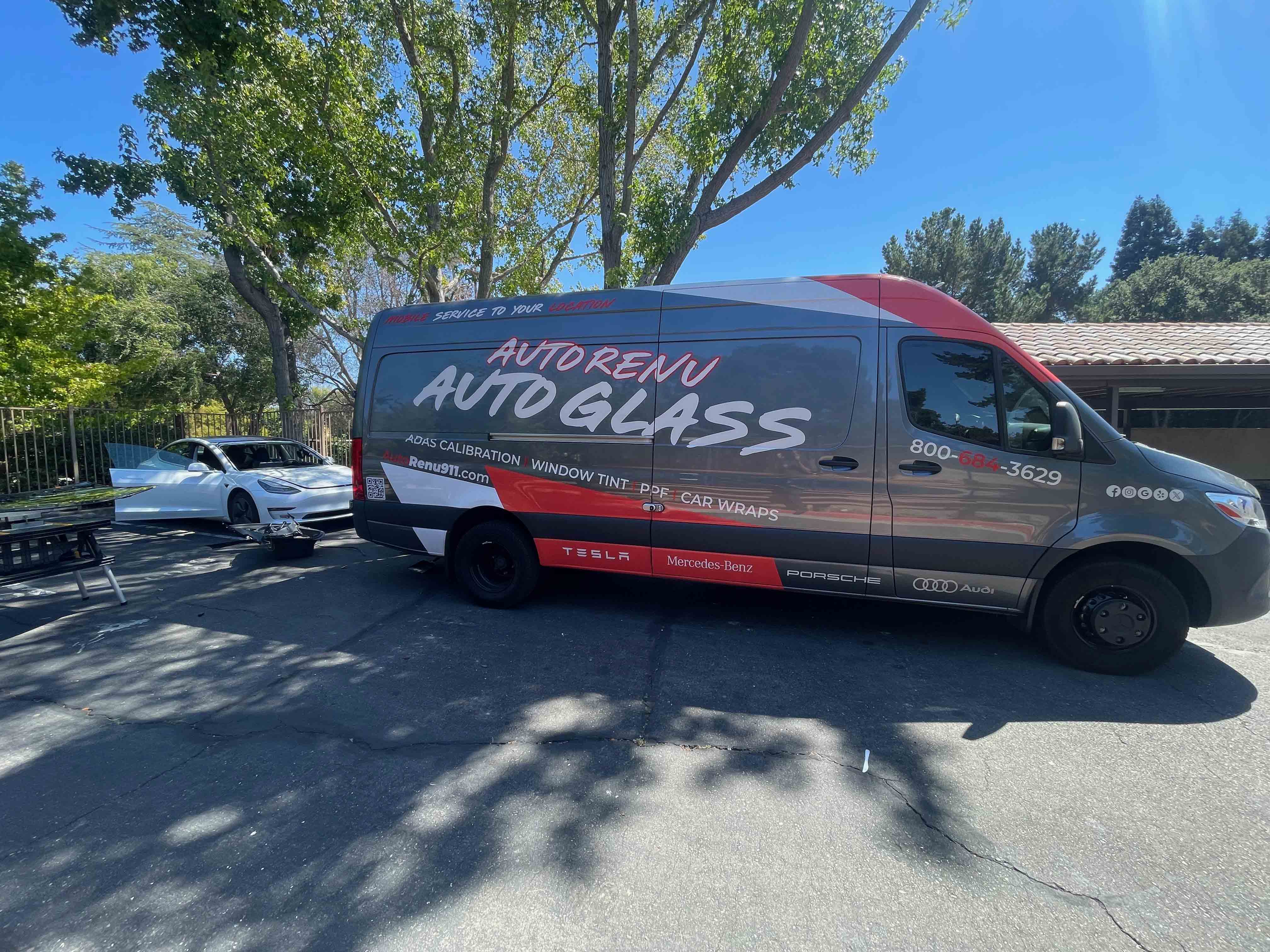 Tesla Model 3 Windshield replacement and recalibration