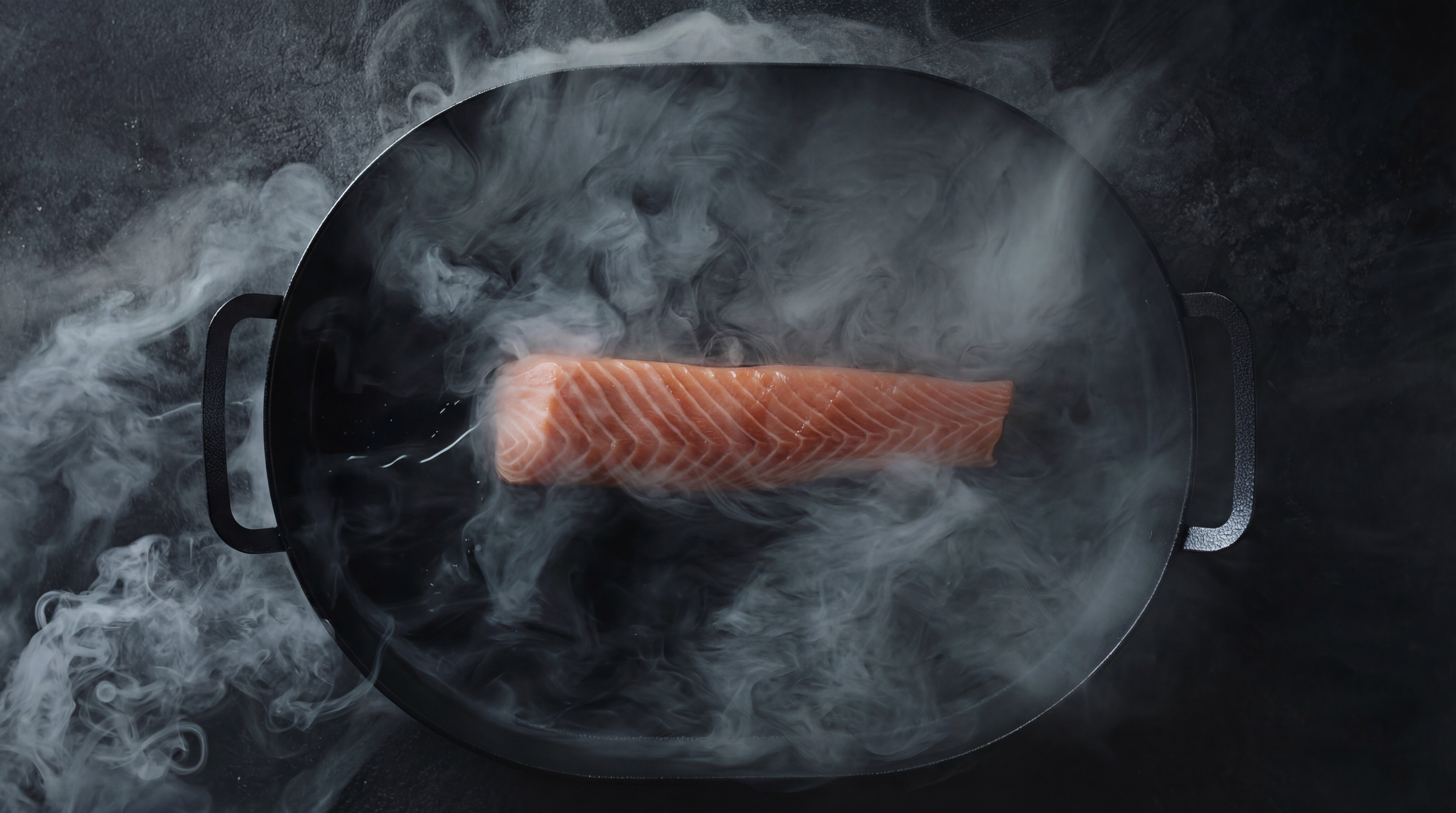 Minimalist facade with red window and striped awning on a white stucco wall under a clear blue sky.