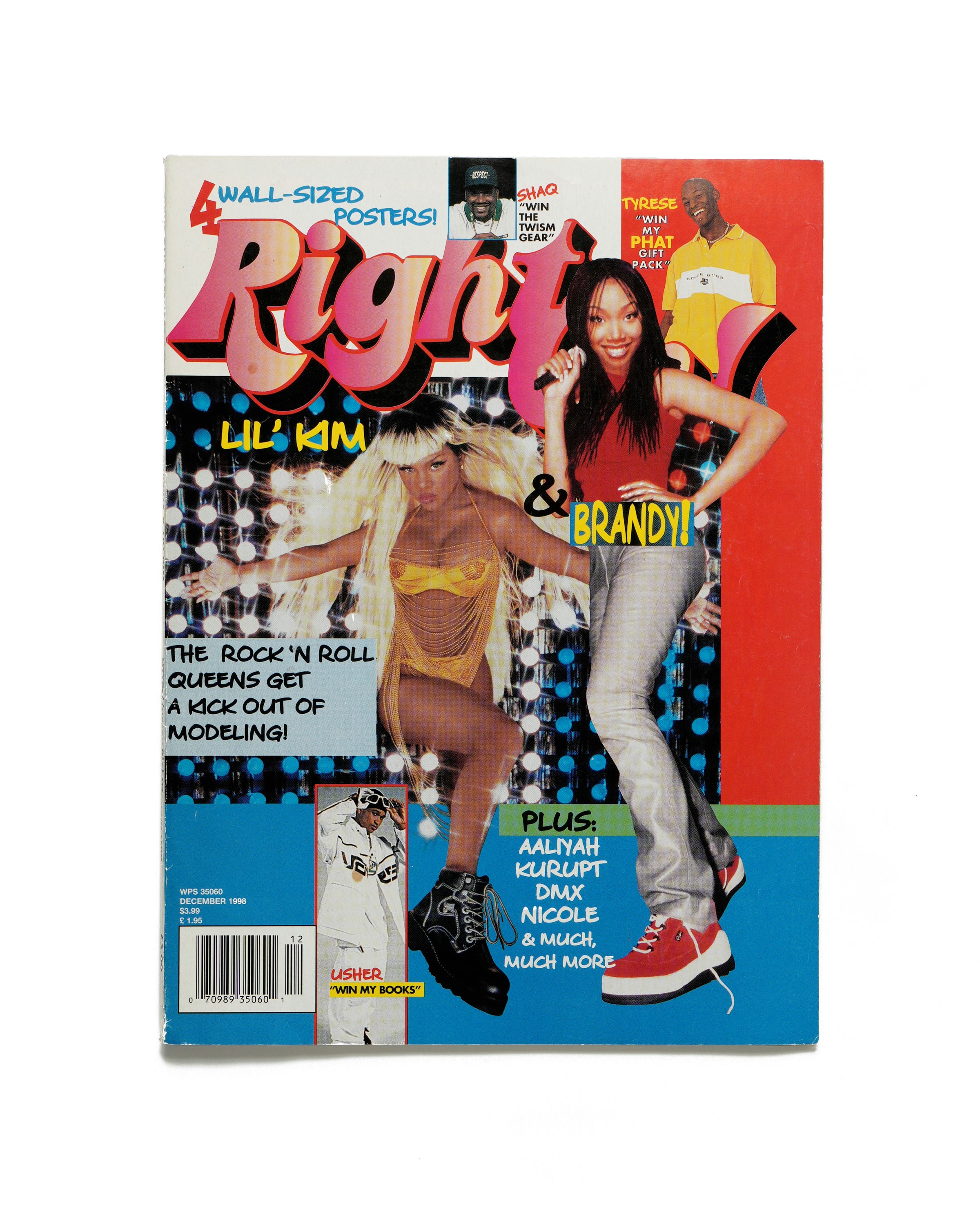 Right On - December 1998 - Front Cover