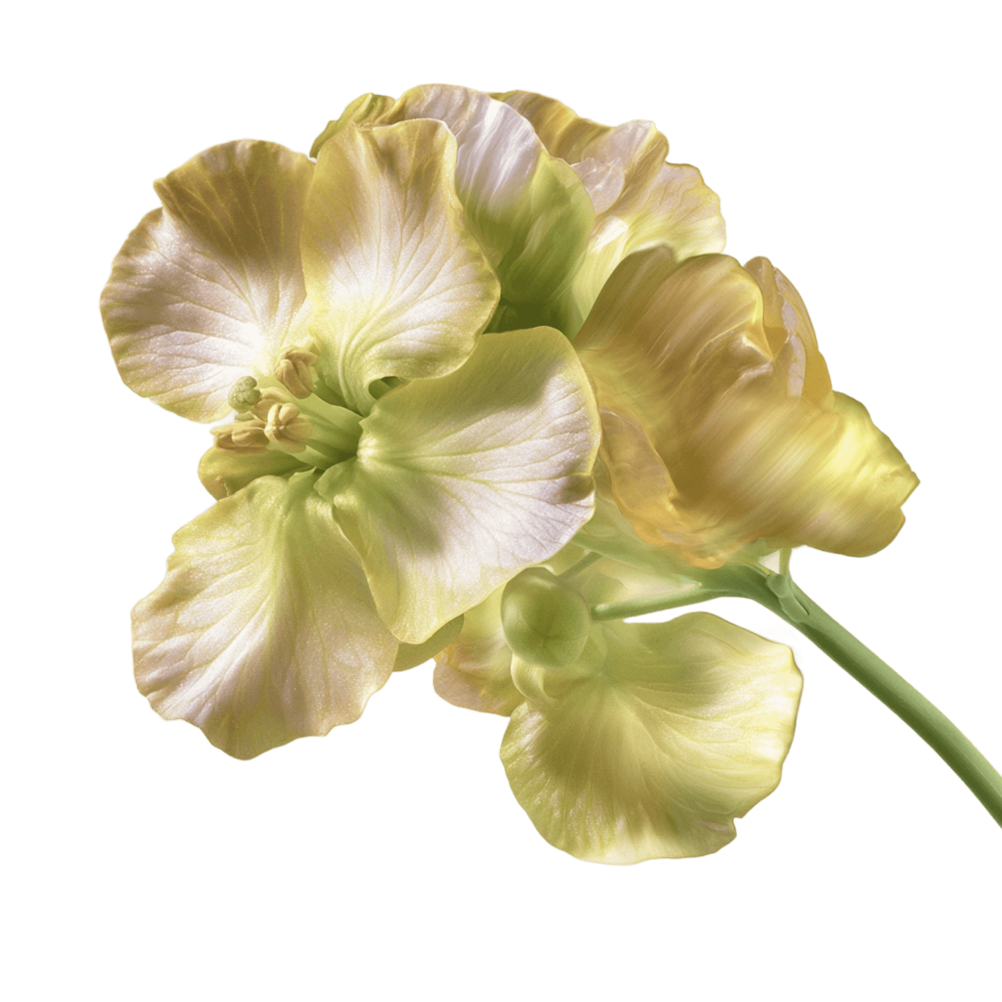 Macroscopic view of a flower