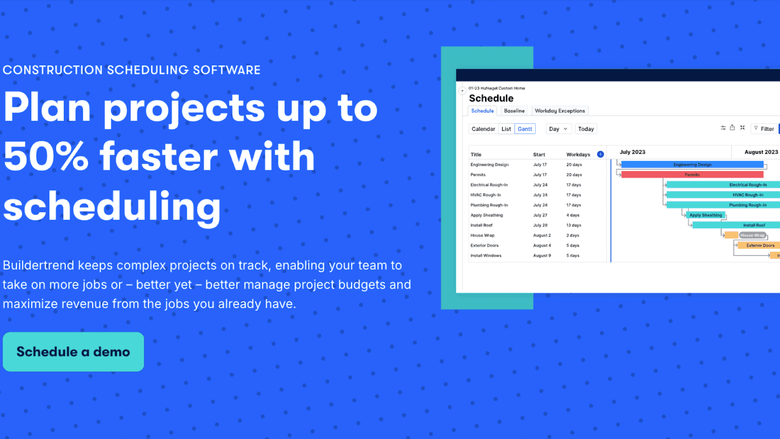 Buildertrend’s complex project management