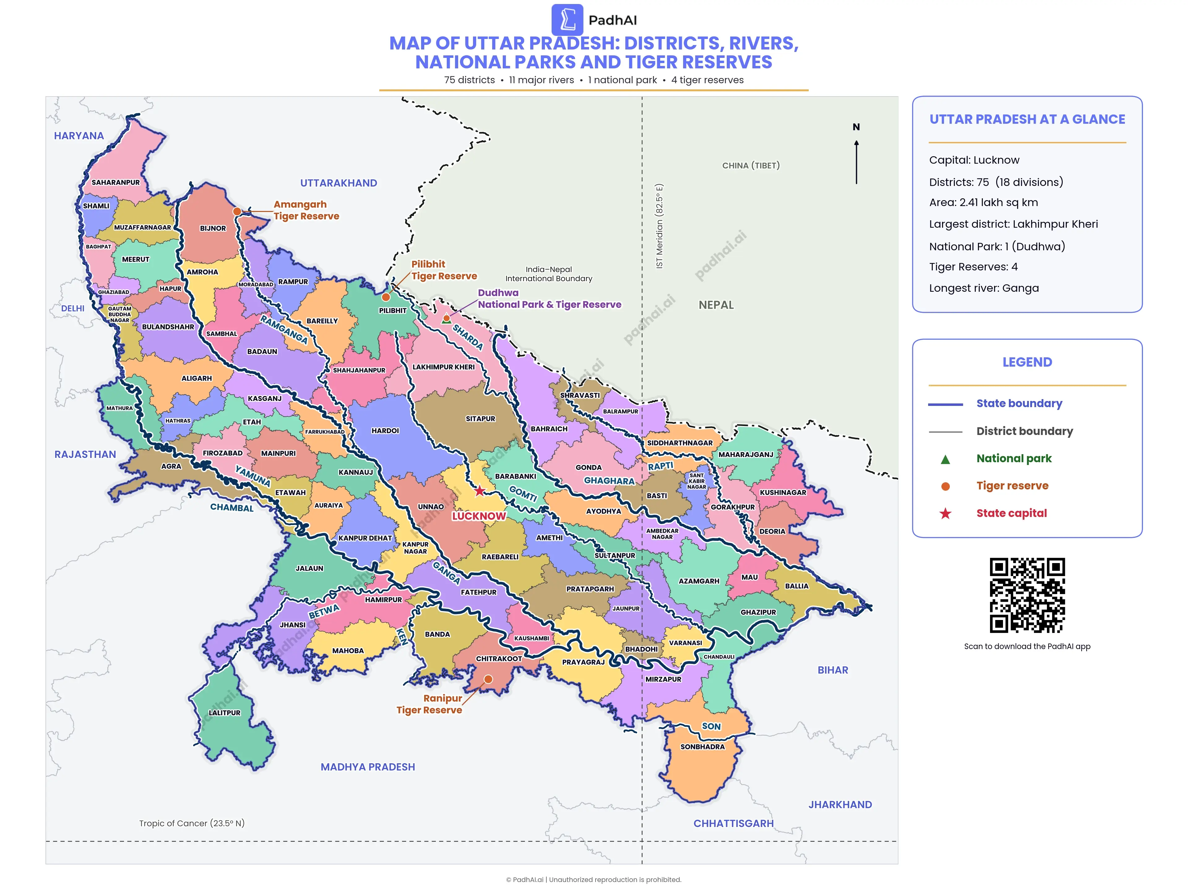 Uttar Pradesh Map