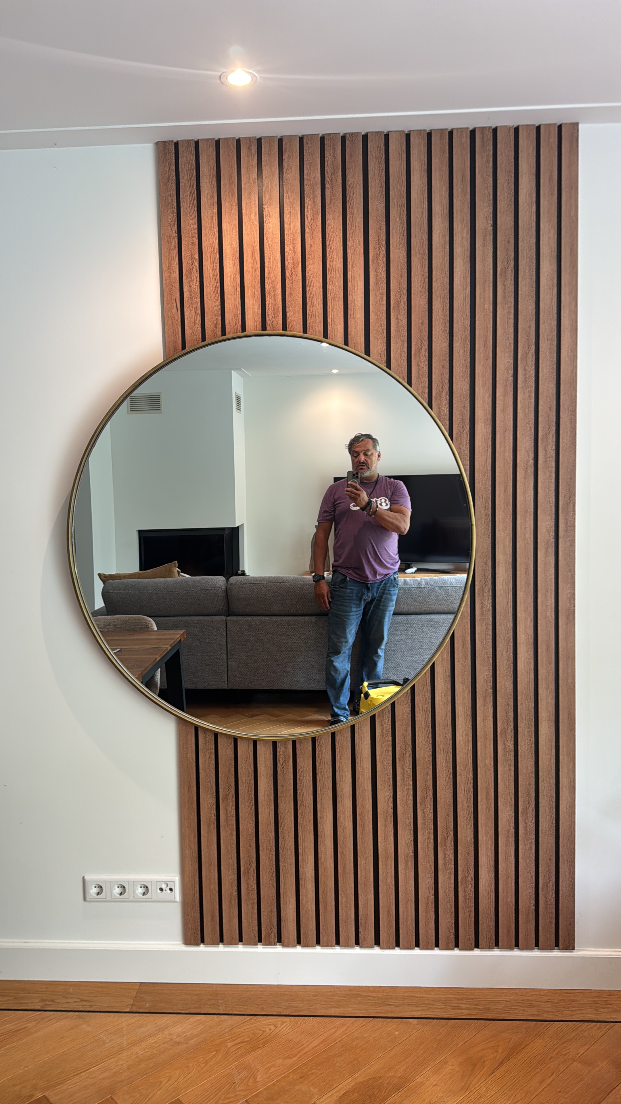 TV Feature Wall detail