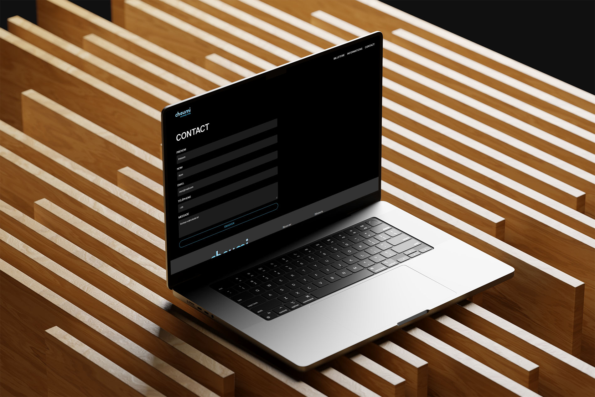 Framer choumi comedy Club contact