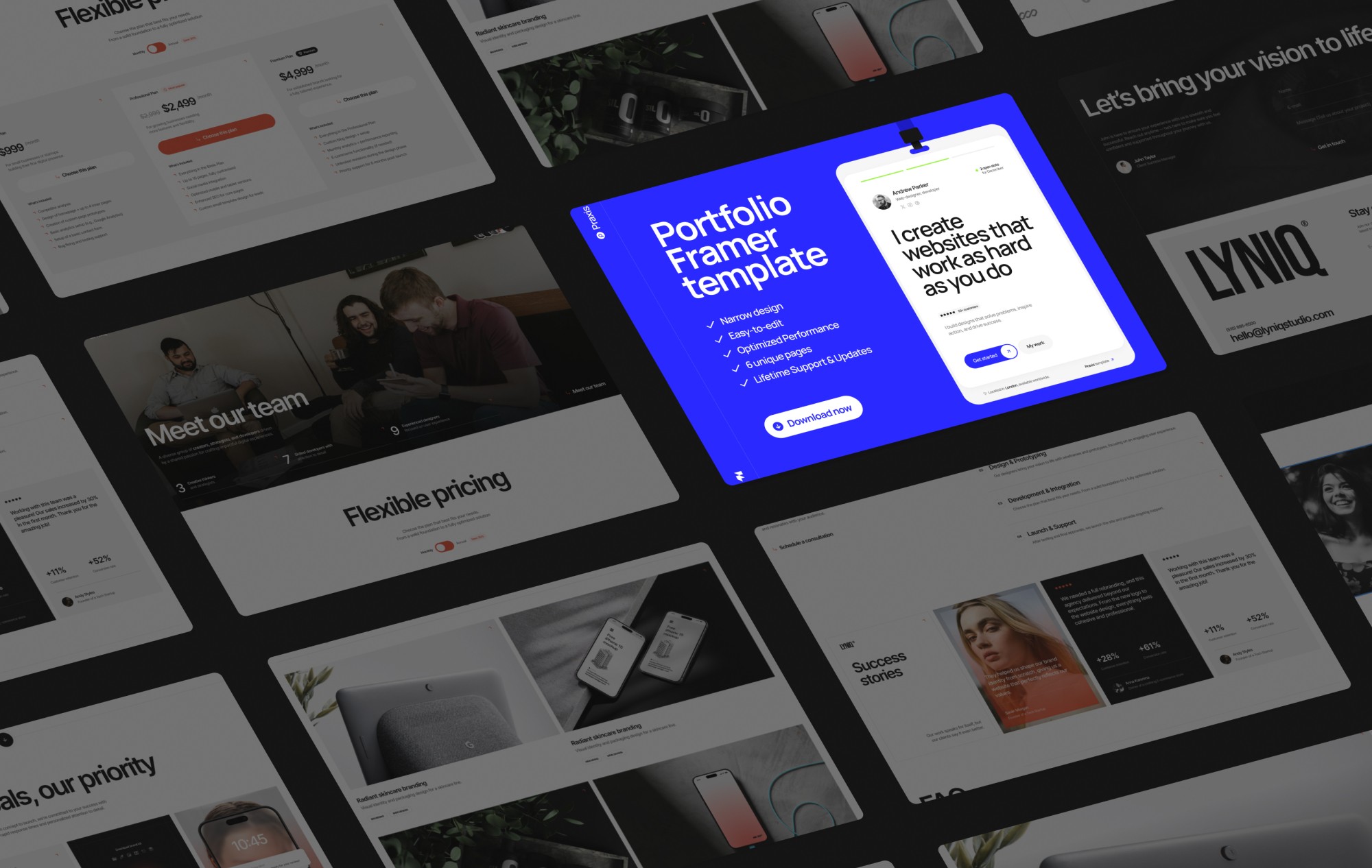 Best Framer templates catalogue