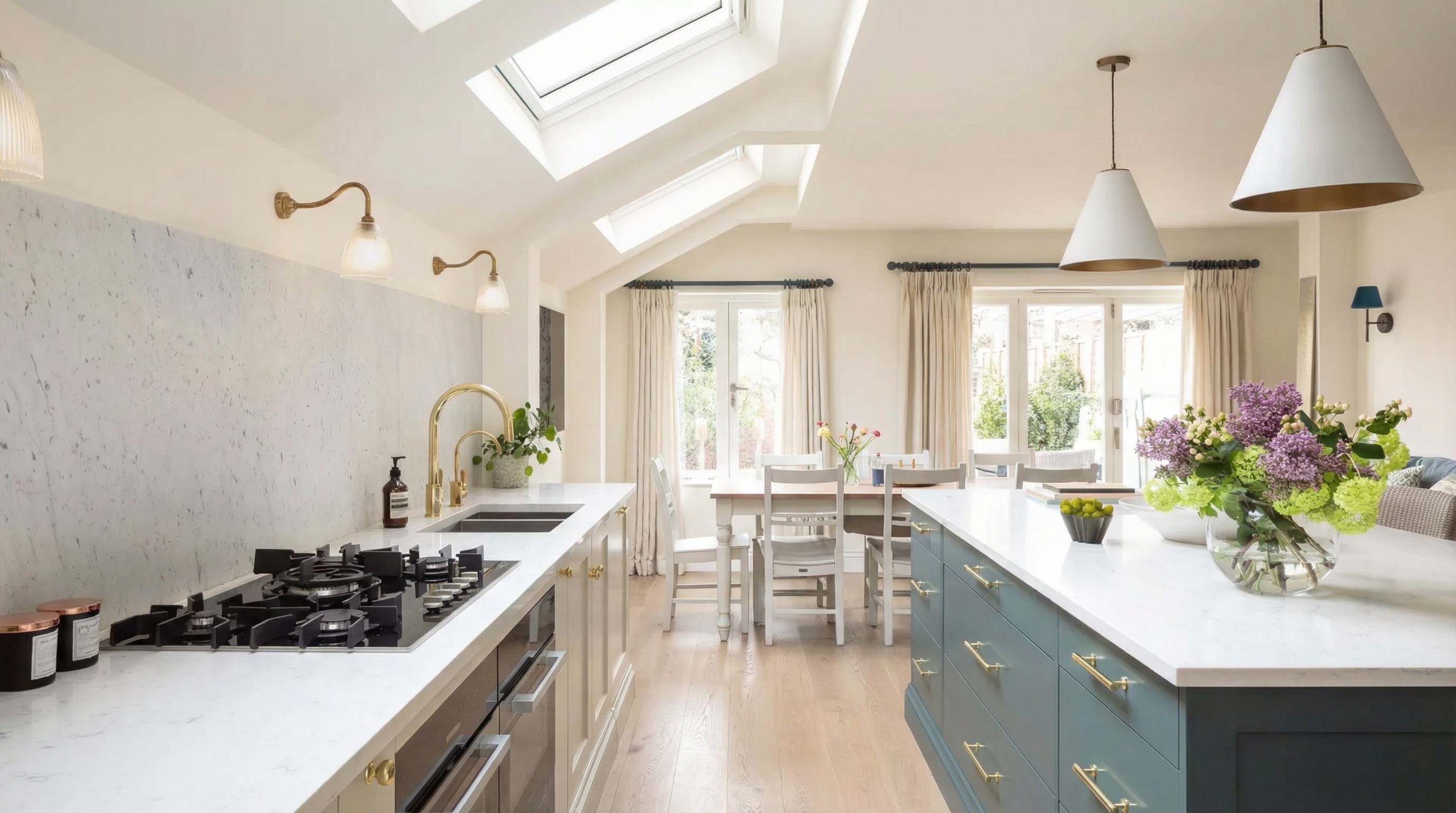 installing kitchen island