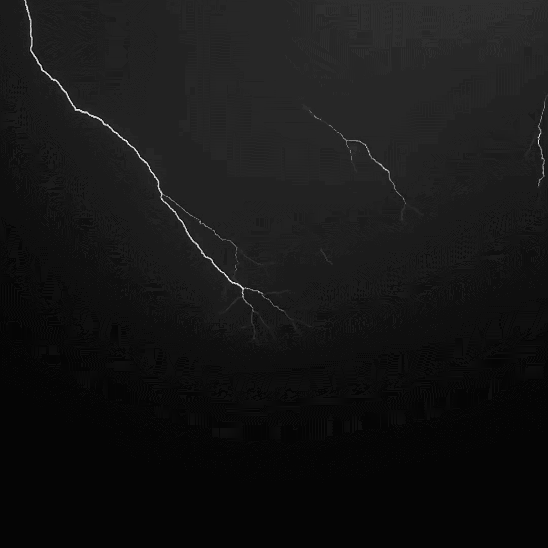 Lightning strike animation set against black, evoking Simple Energy’s electric power and motion