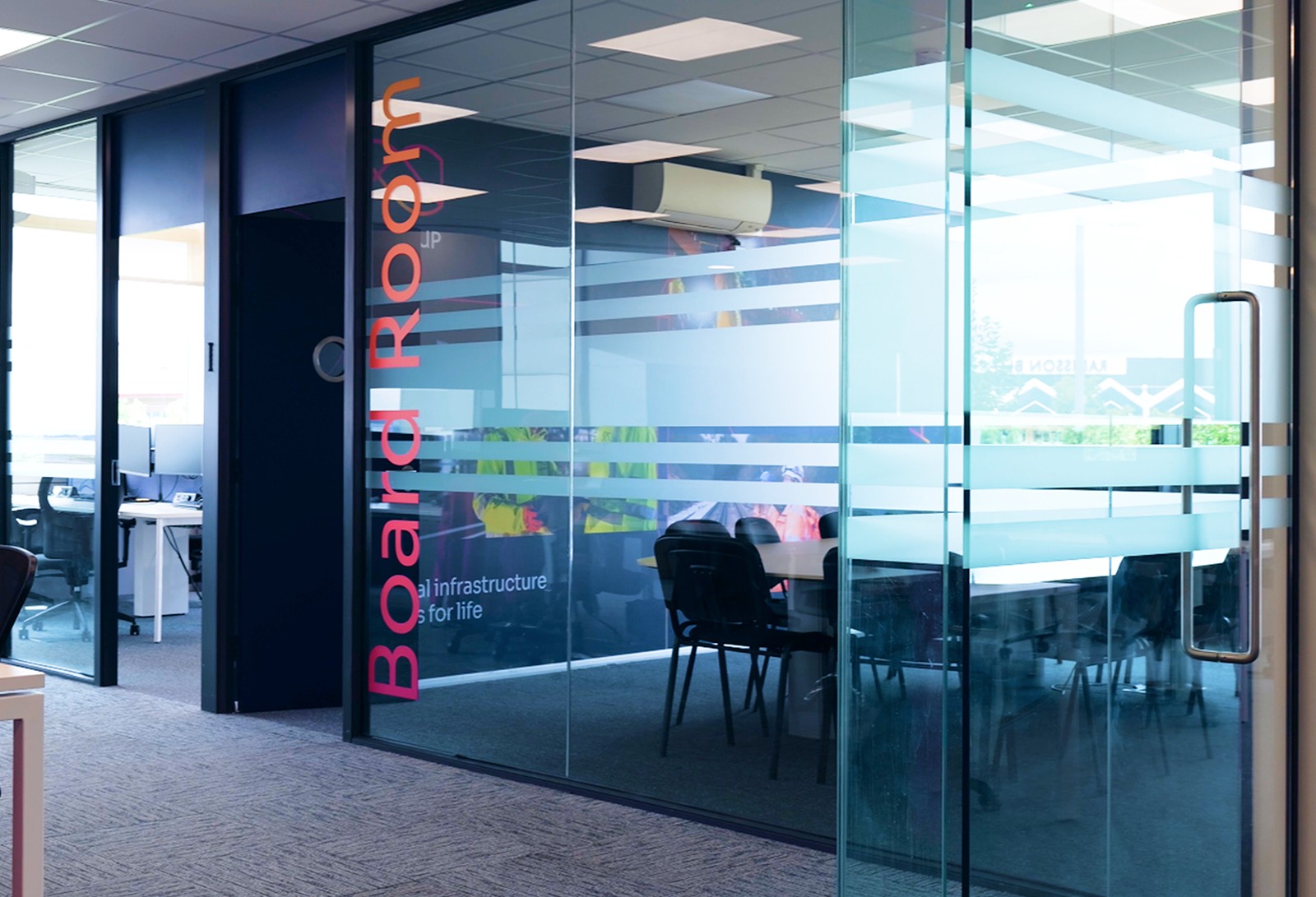 Refurbished office space where Azure Electrical did the lighting installation