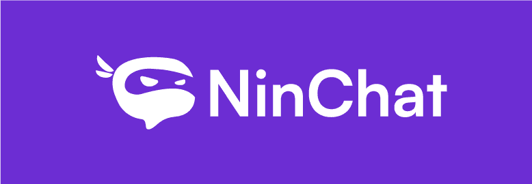 NinChat brand identity mockup