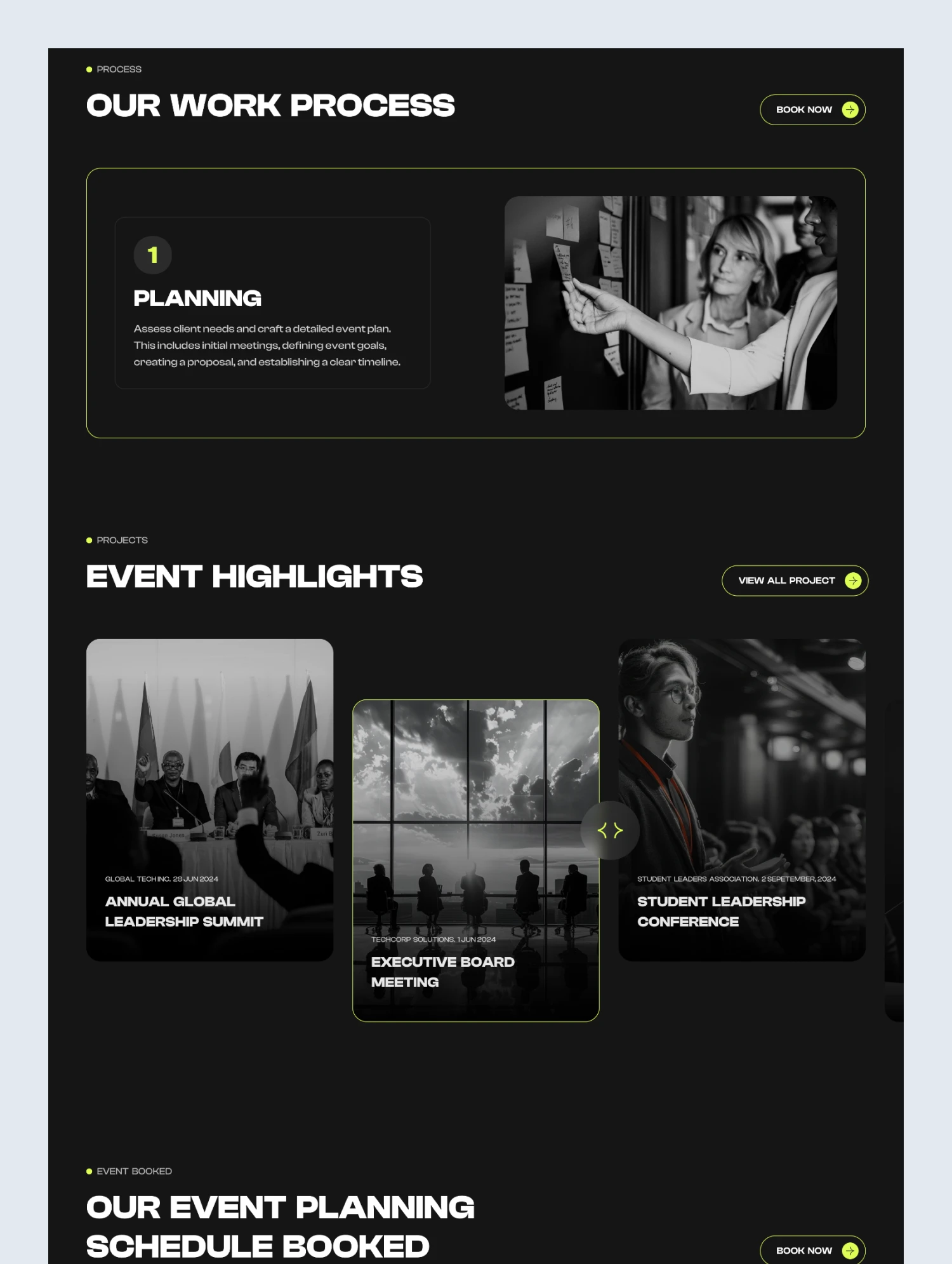 Event Website Template