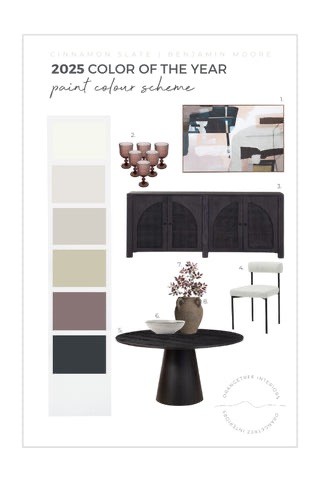 025 Paint Color of the Year Benjamin Moore Cinnamon Slate