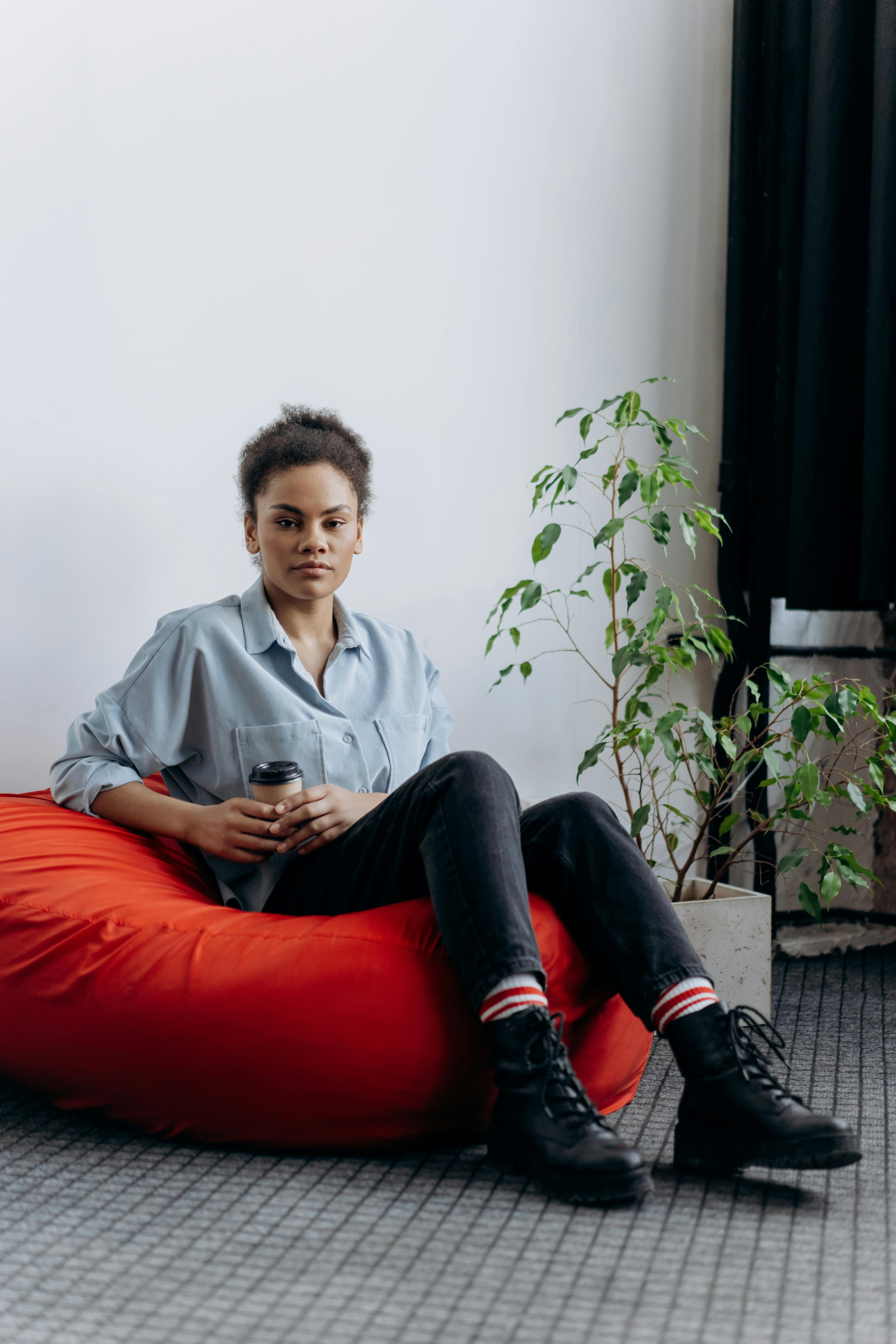 Black and white avatar