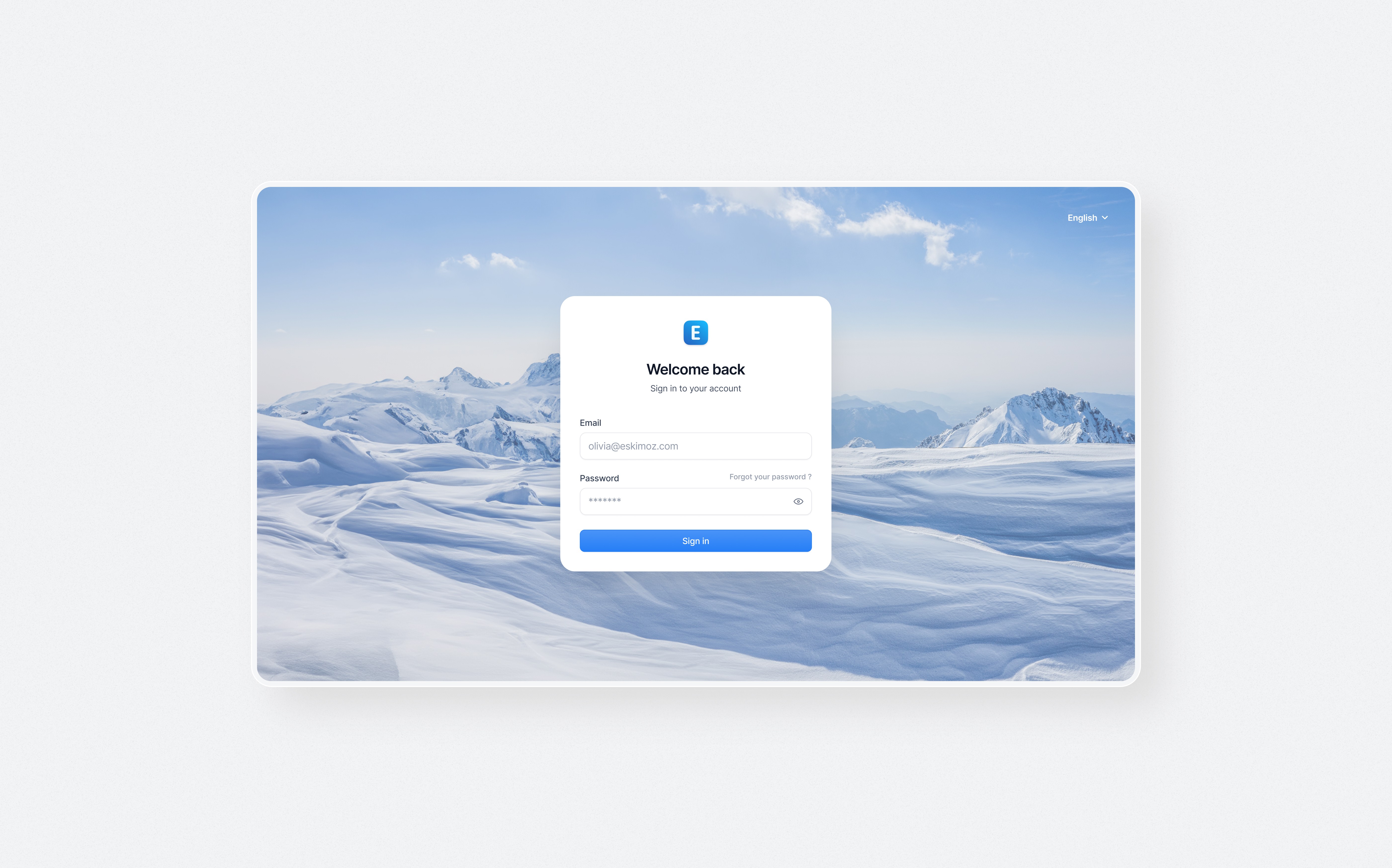 Eskimoz App interface