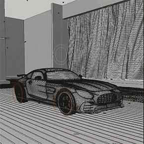 Wireframe to Render GIF