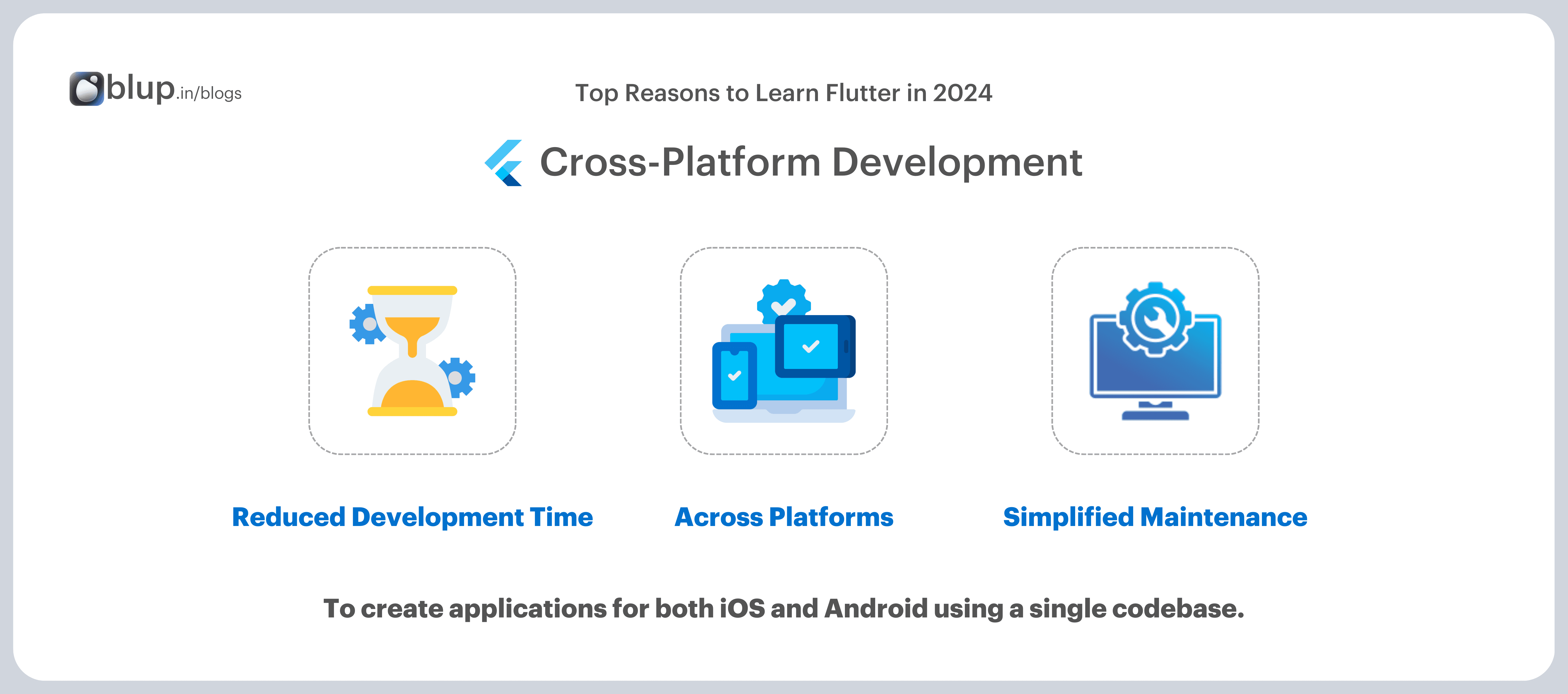 In summary, Flutter's cross-platform development capabilities provide a strategic advantage for developers and businesses looking to maximize efficiency and minimize costs. By leveraging a single codebase for both iOS and Android, Flutter not only streamlines the development process but also ensures consistent, high-quality performance across all platforms.