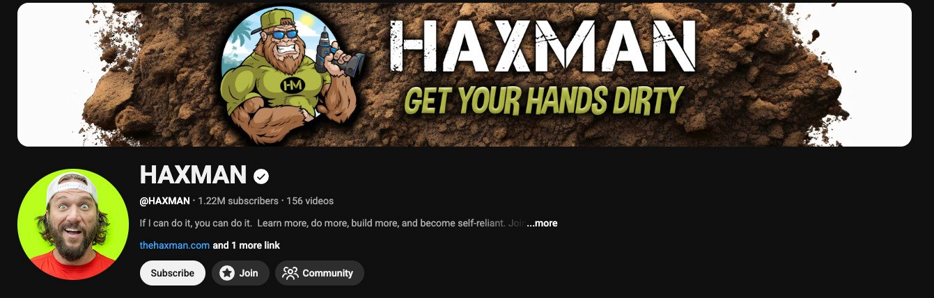 Haxman Youtube