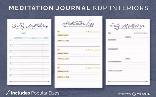 diary template kdp