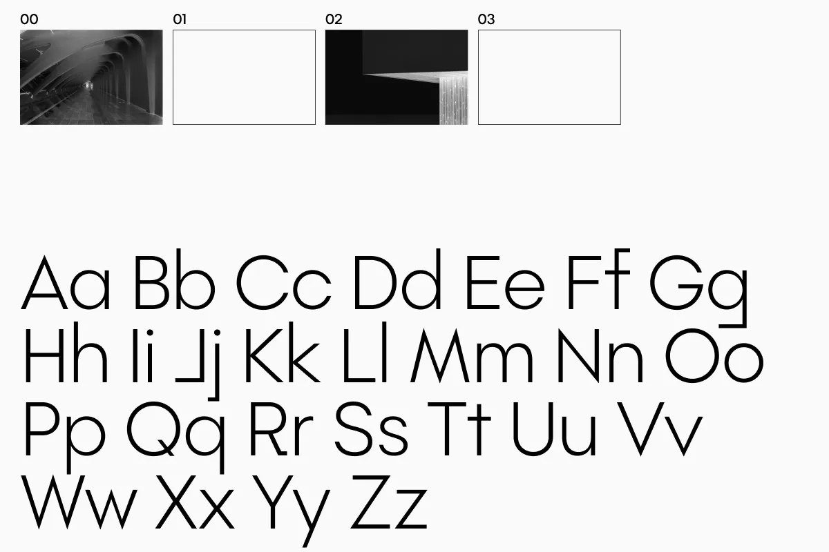 Rothek alphabet layout