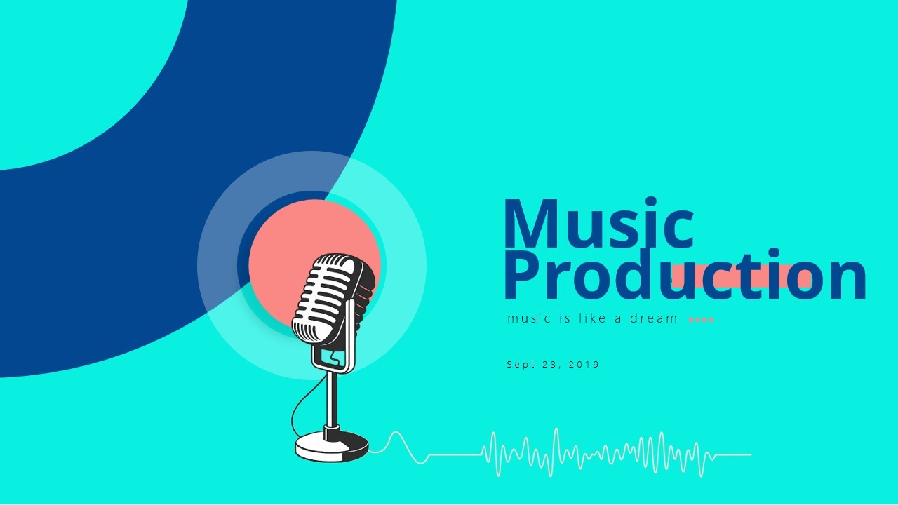 Engaging Music Production Presentation Slide