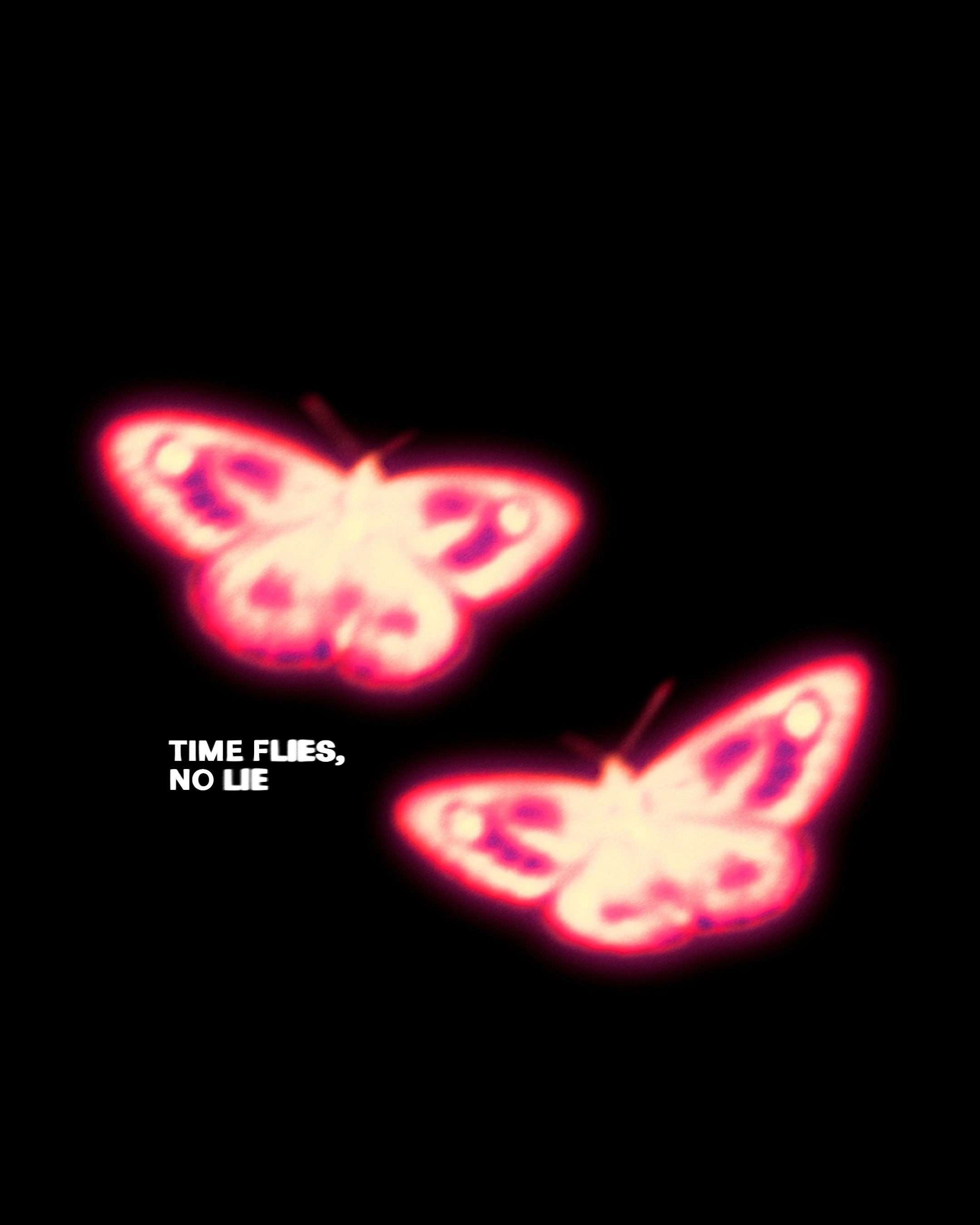 two butterflies ethereal artwork