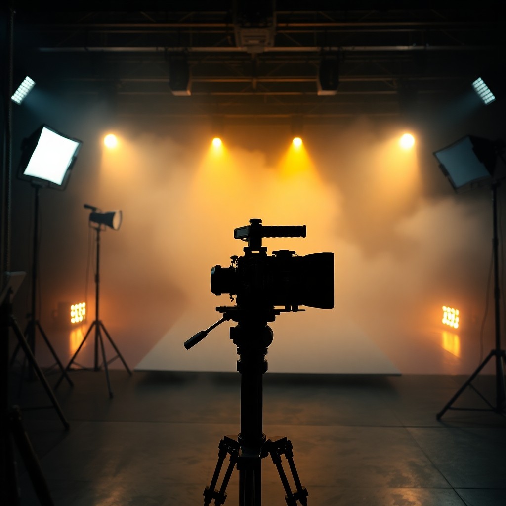 Image of a woman in recording studio