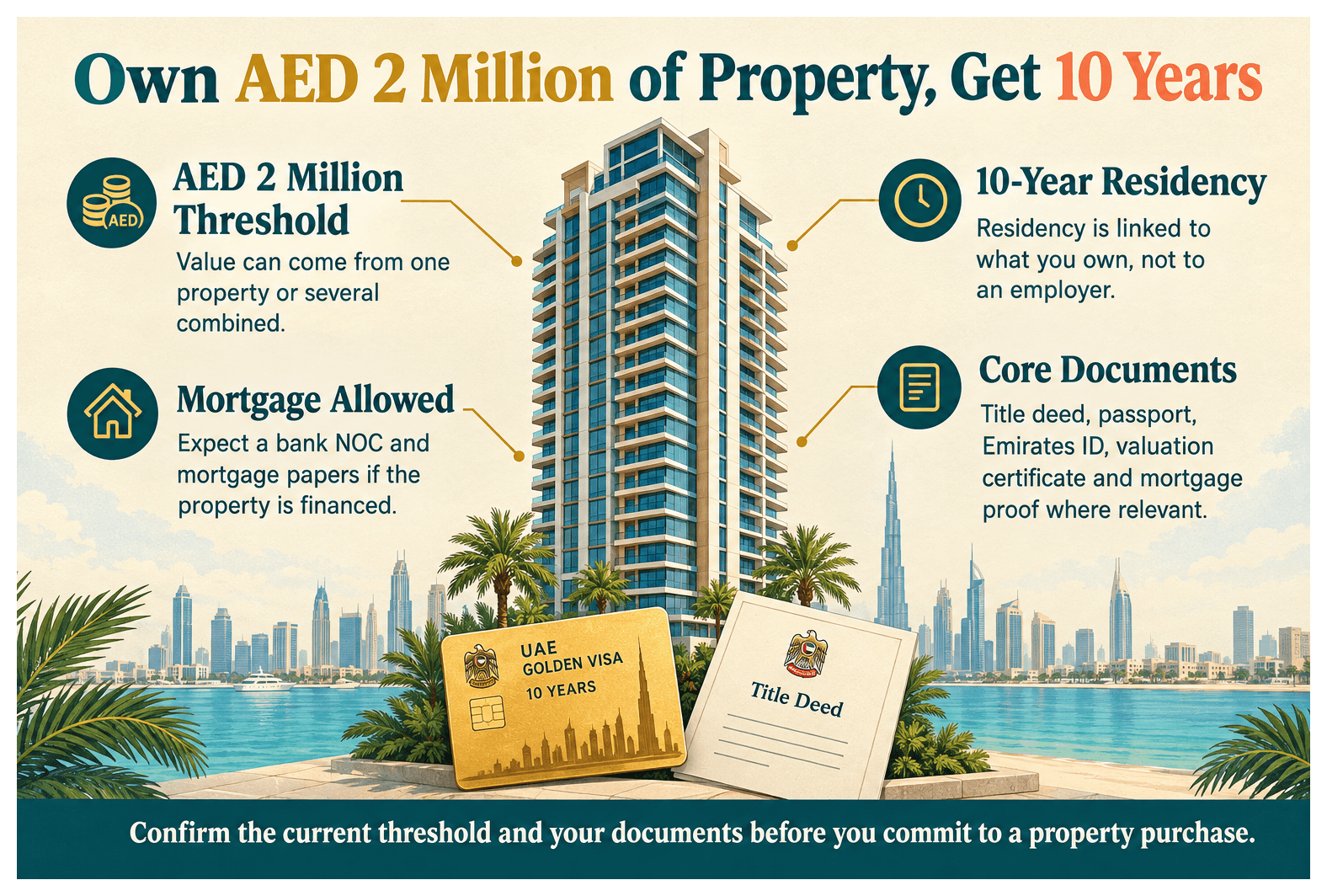 Infographic: What Is the UAE Investor Visa for Property Owners