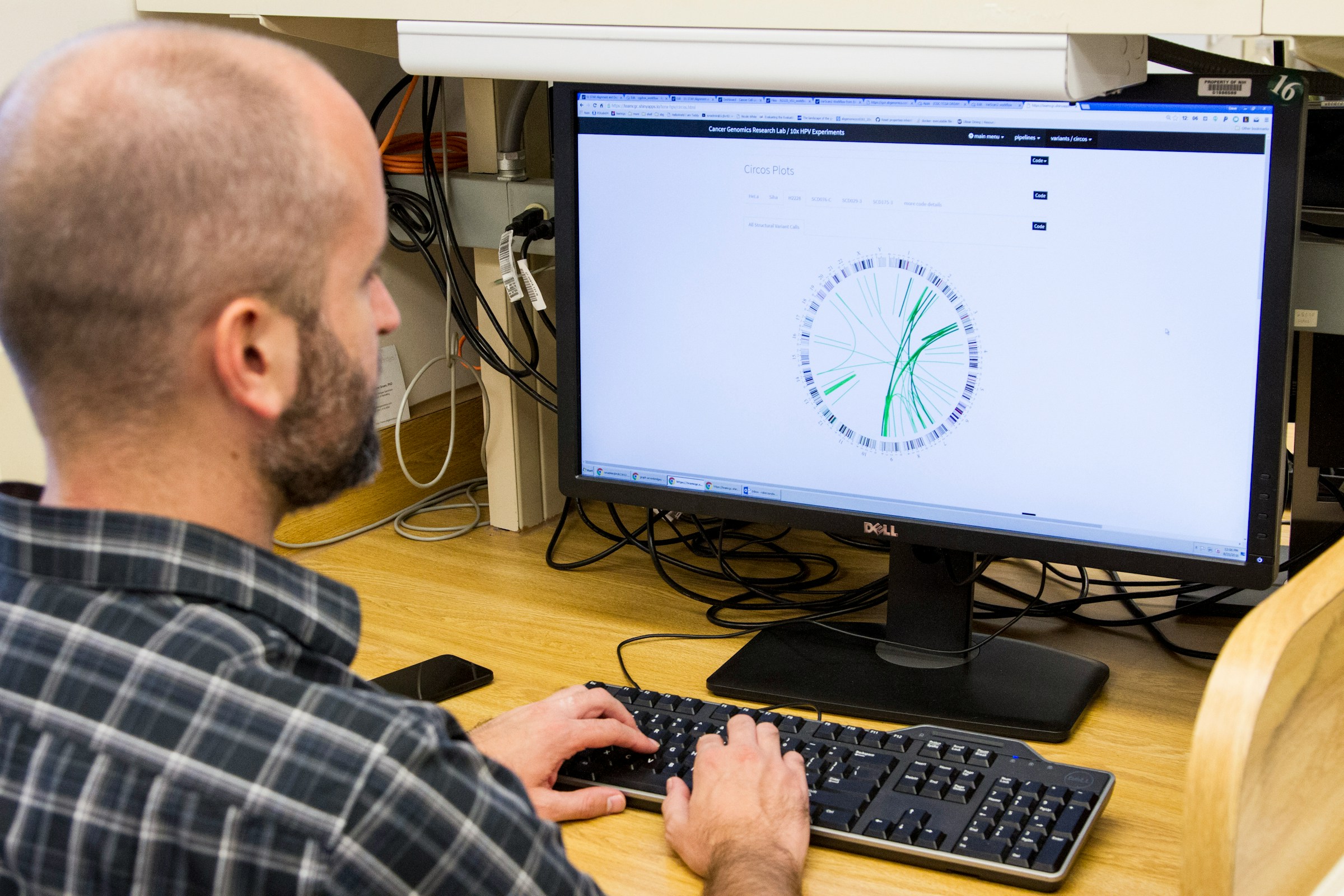 person making a report - Lab Data Management