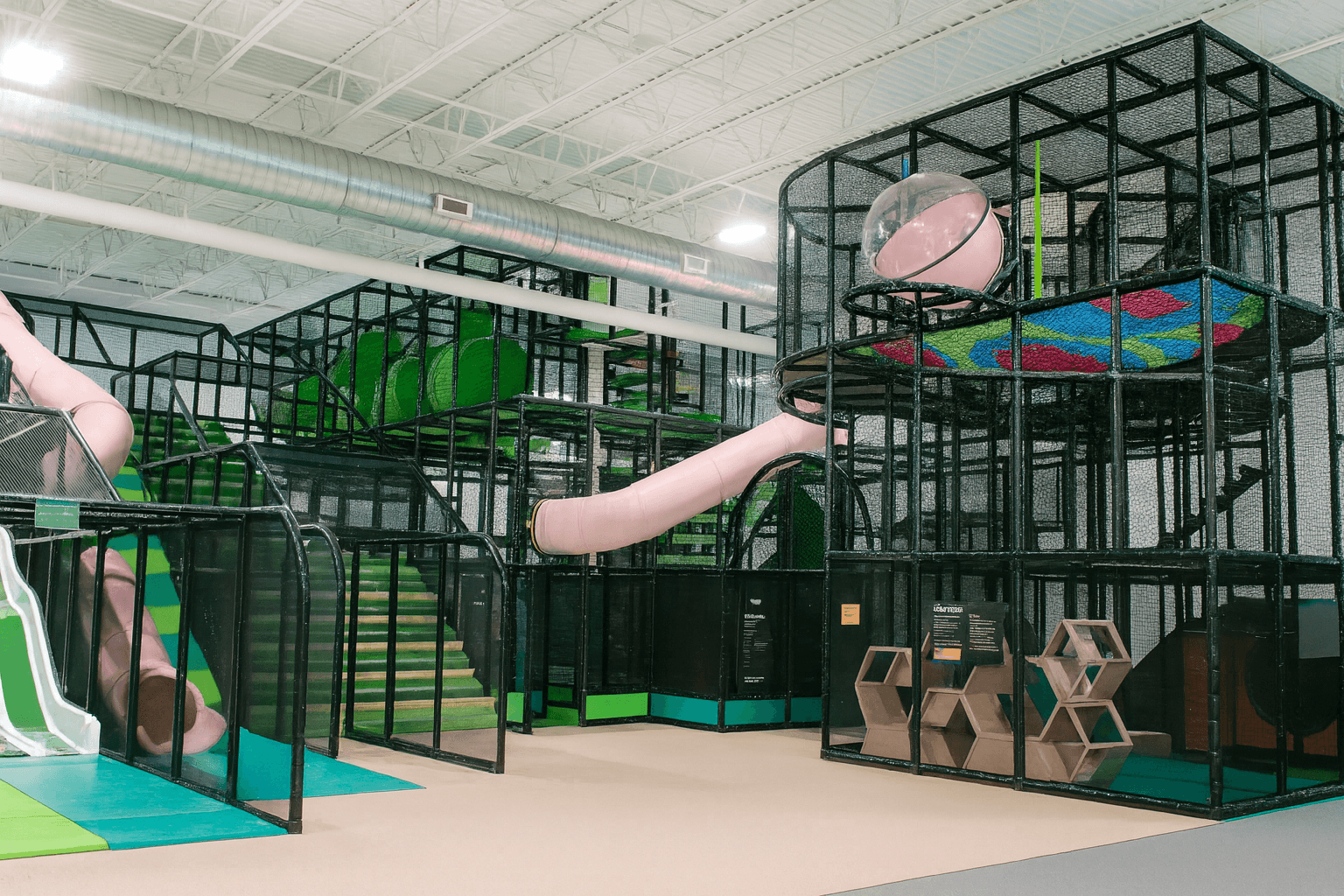 Indoor play area at KIPP