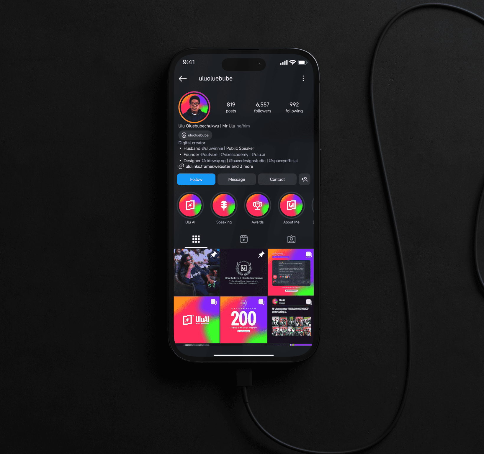 Ulu Oluebubechukwu on Instagram