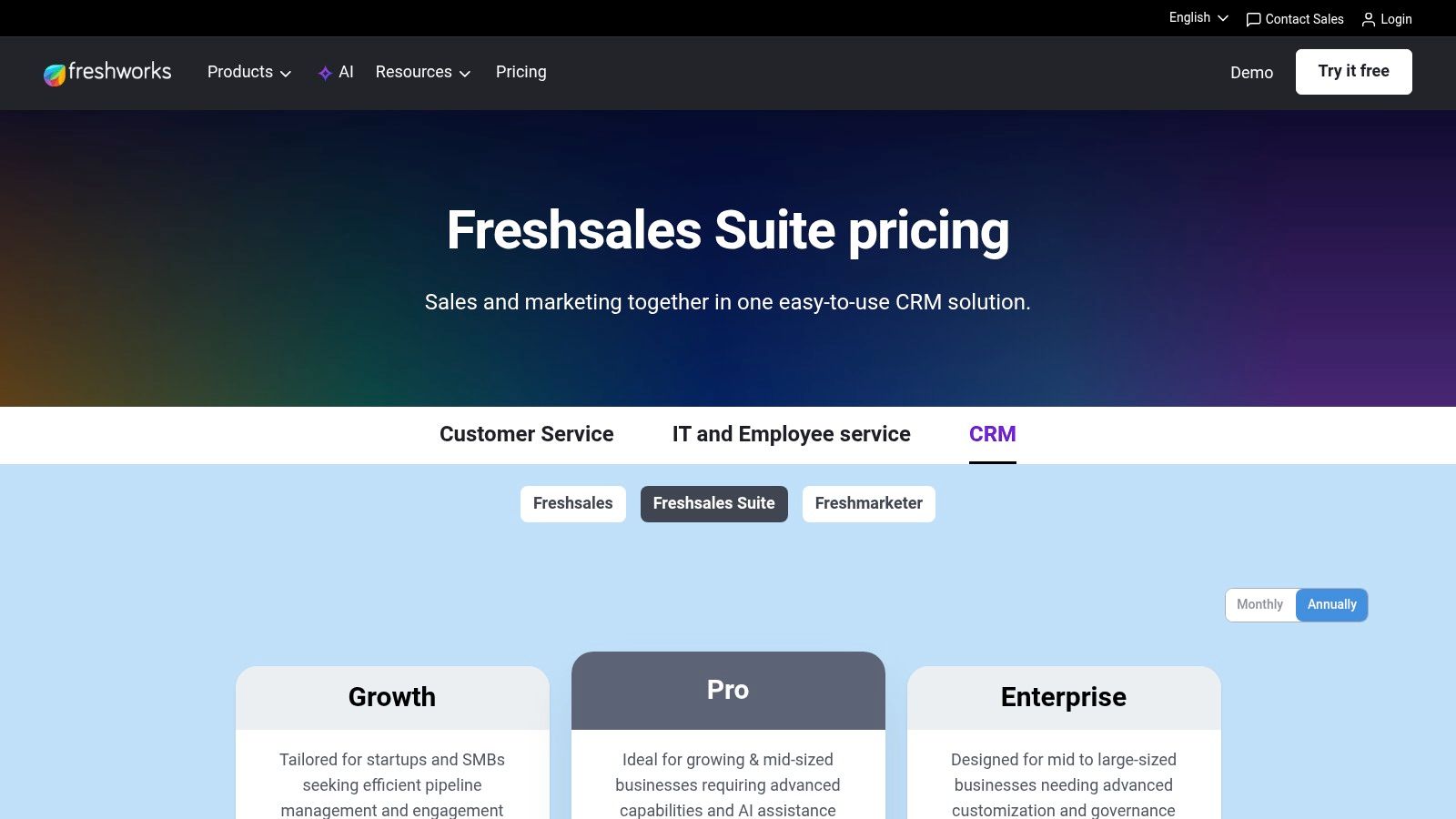 Freshsales Suite (Freshworks)