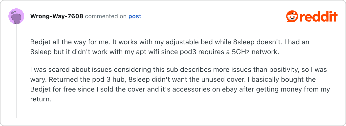 Post on Reddit
