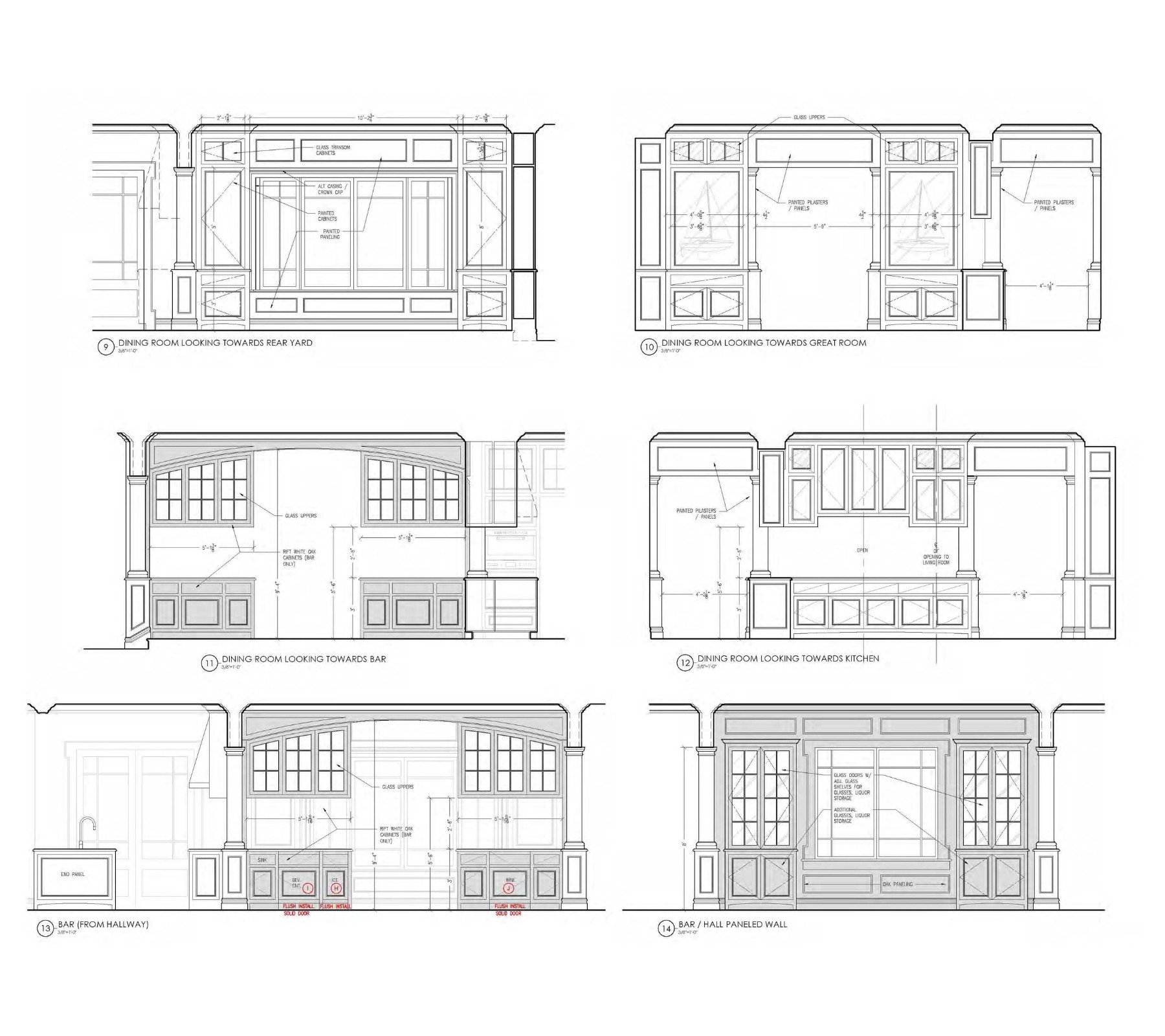 2D Black and white floor plan