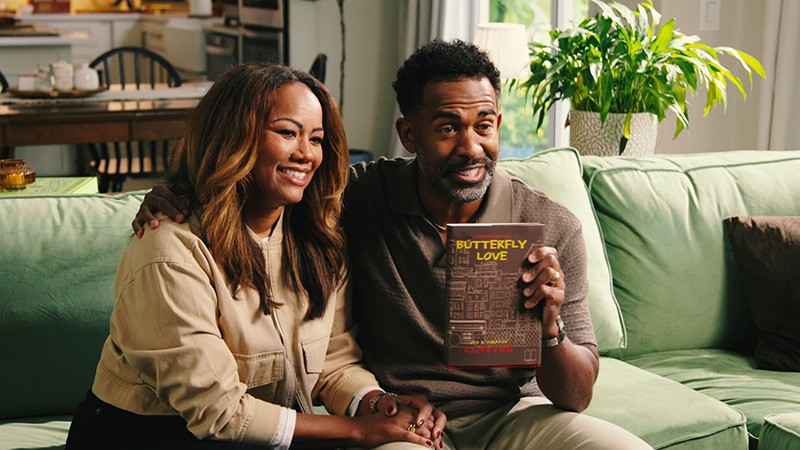 Film crew setup on scene.