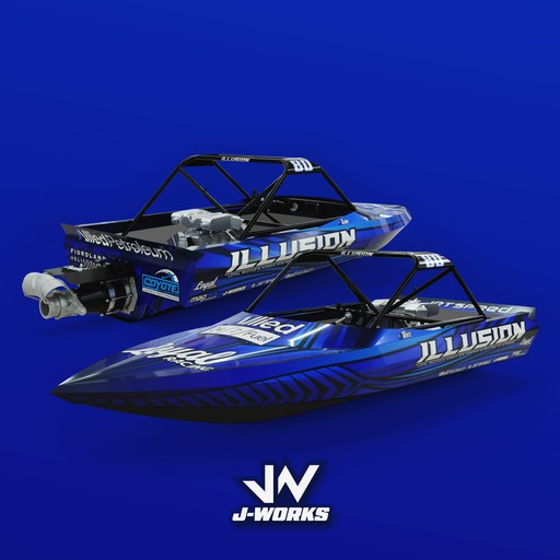 JETSPEED ILLUSION LIVERY MOCKUP