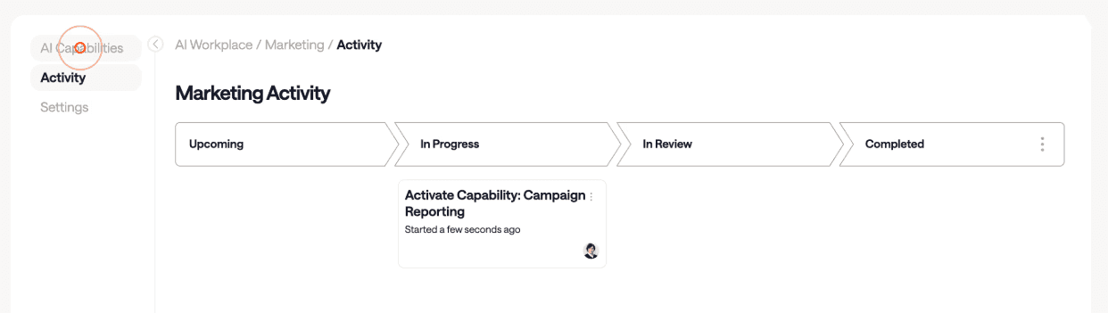track agentic workflow progress