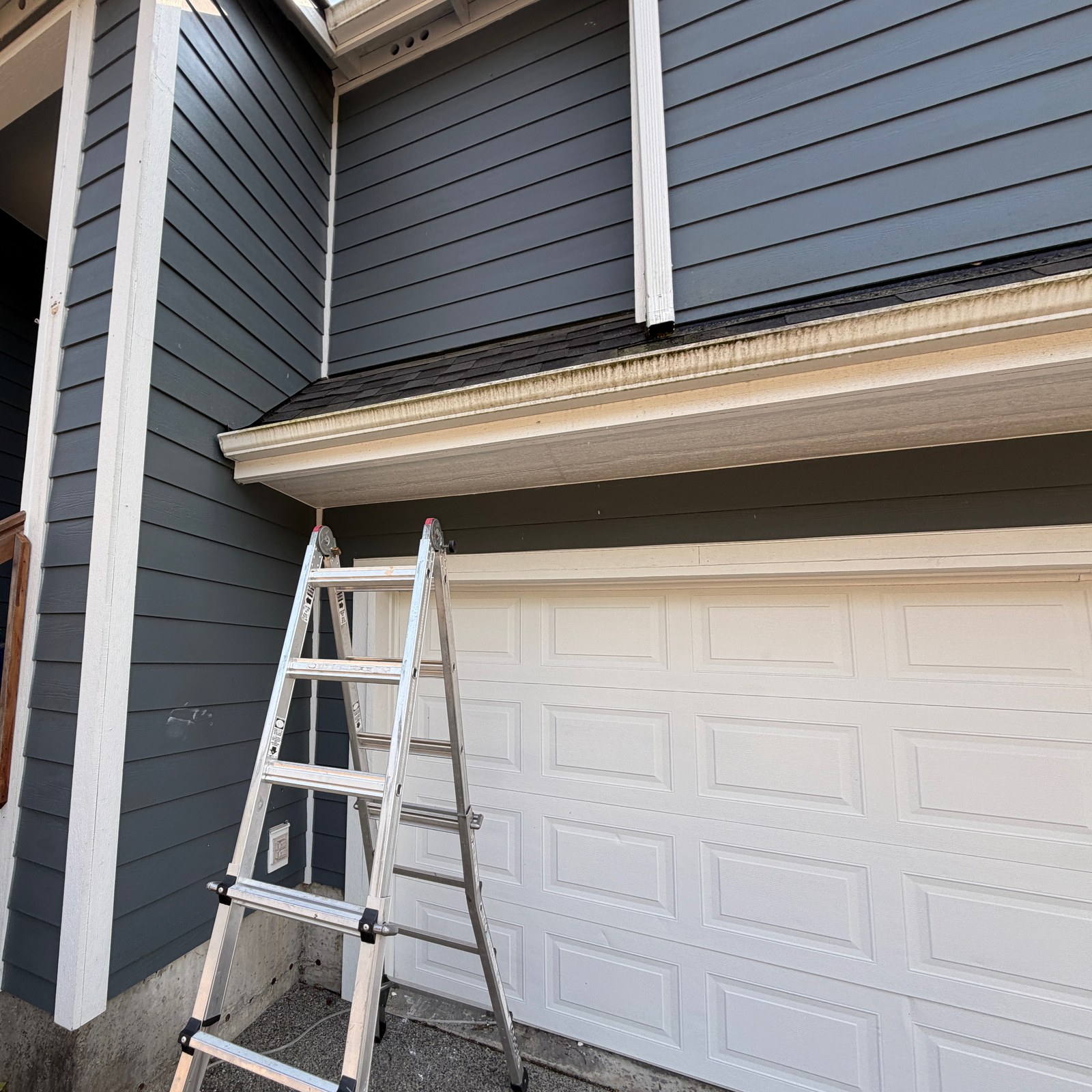 Before: gutter & fascia cleaning in Granite Falls, WA