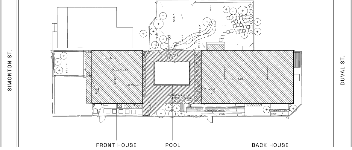 map of Contra House Key West