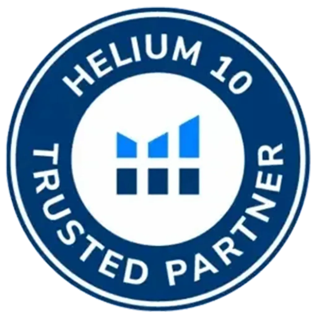 helium 10 trusted partner badge