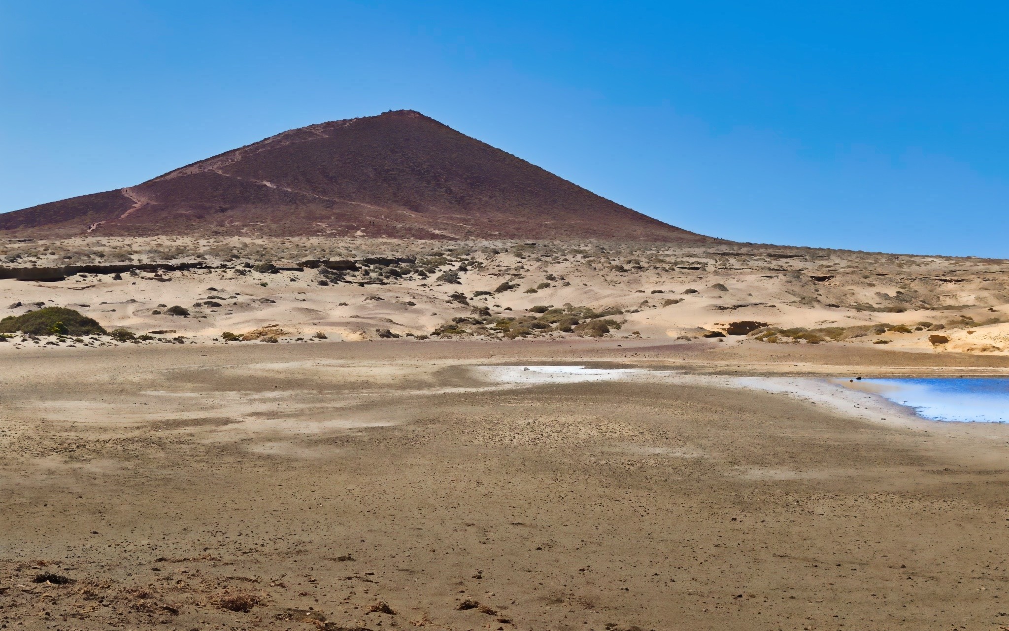 Der Rote Berg in Teneriffa